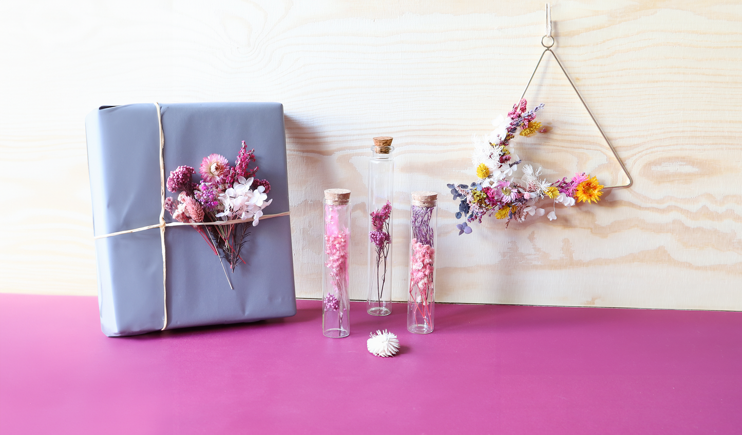 Trockenblumen Box zum Basteln