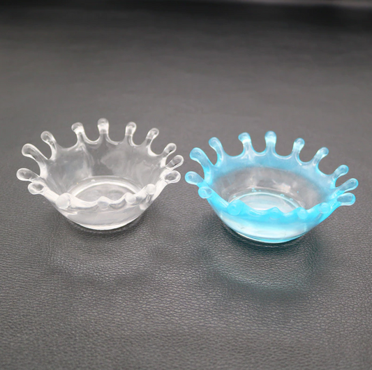 Silikonform Schälchen mit Wassertropfen