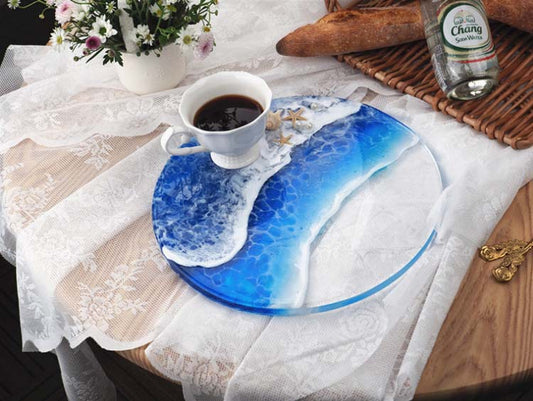 Silikonform für großes rundes Tablett