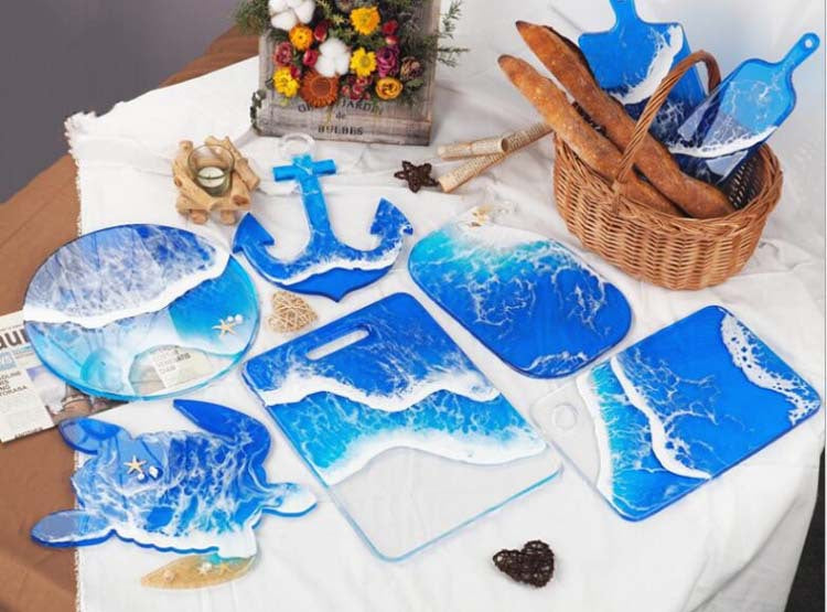 Silikonform für großes rundes Tablett