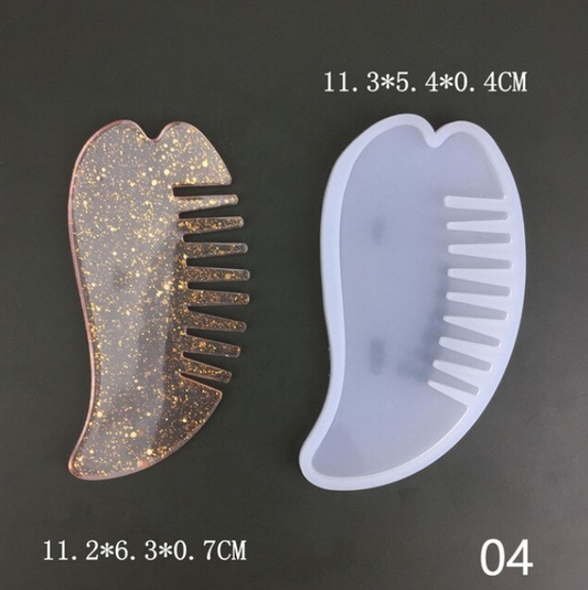 Silikonform Kamm für Epoxidharz