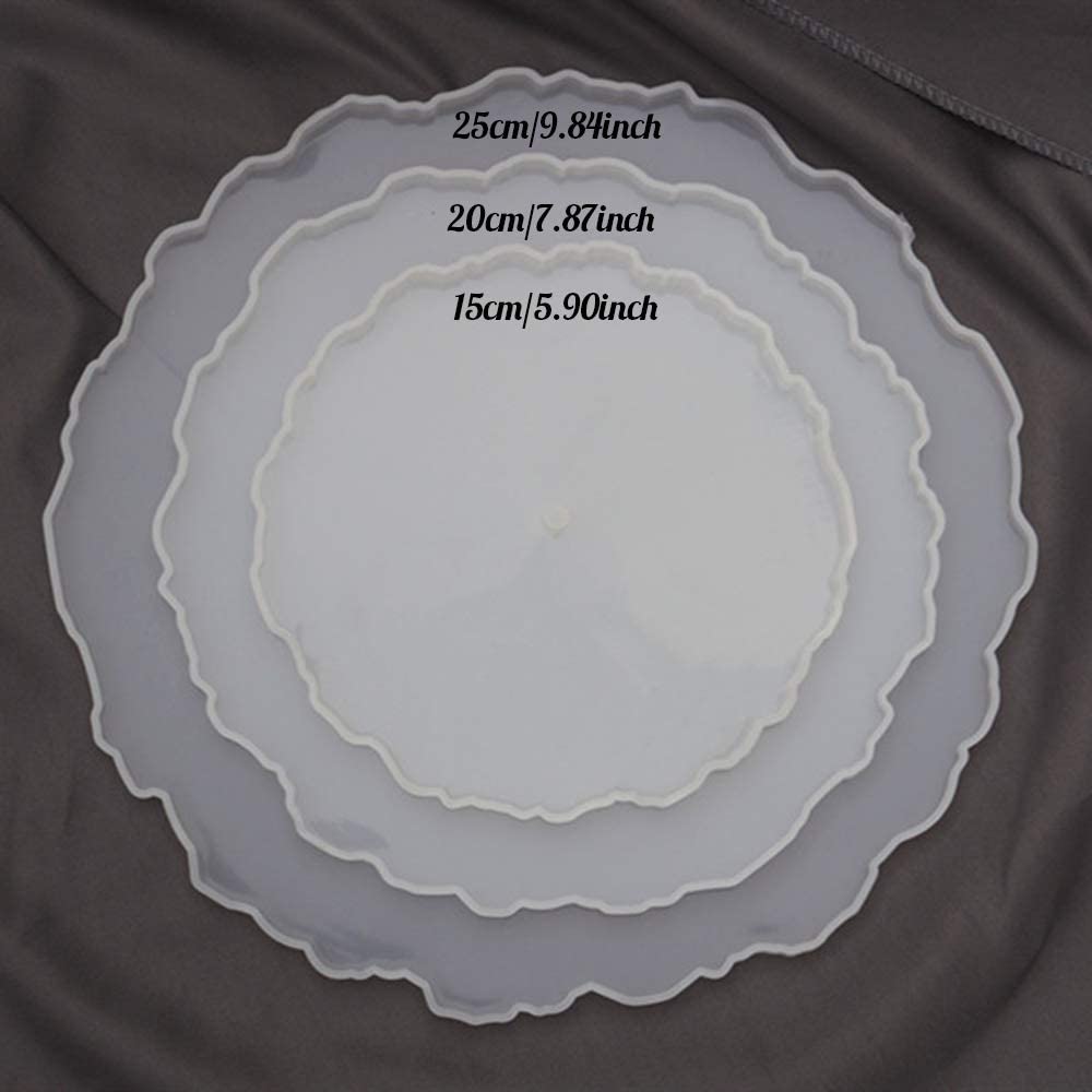 Komplettes Etagere Set mit Silikonformen und Halterung