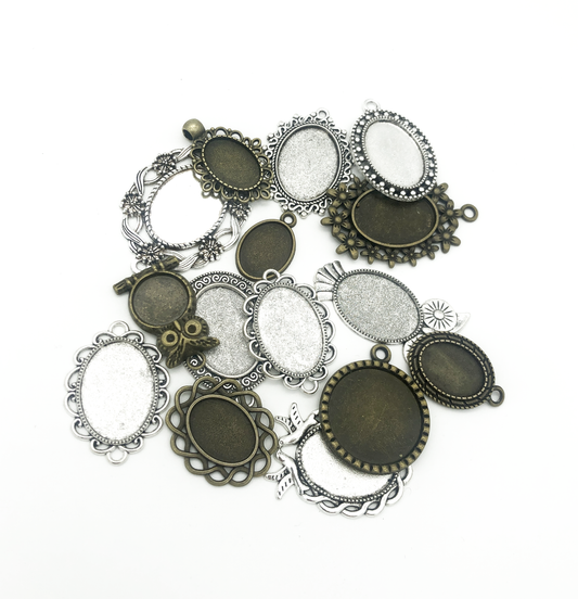 Rustikale Anhänger (8 Stück)