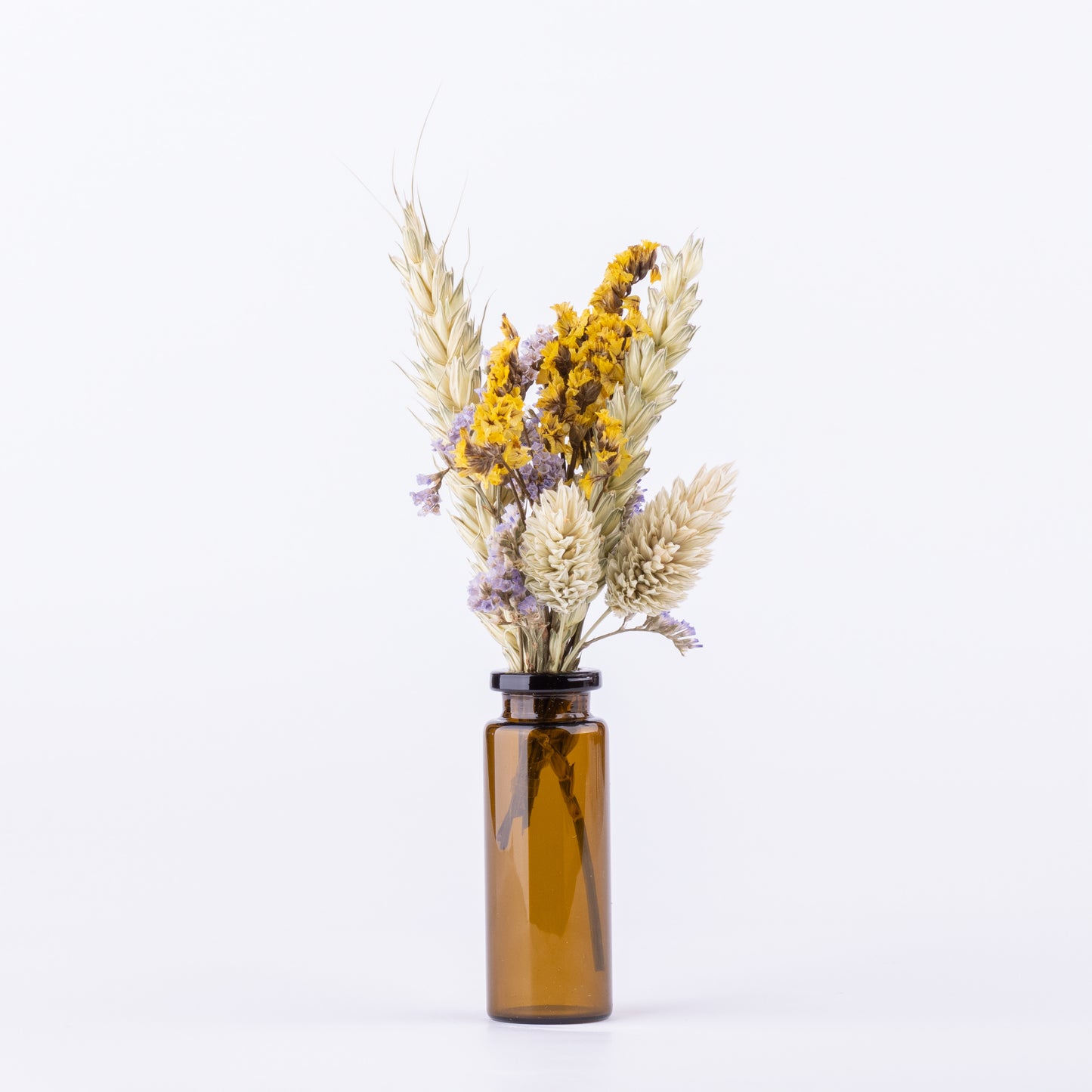 Kleiner Blumenstrauß mit Vase und Geschenkverpackung - Geschenk für Hochzeit und Geburtstag