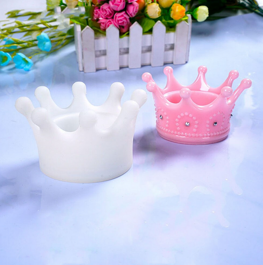 Silikonform kleine Schale im Kronen-Look