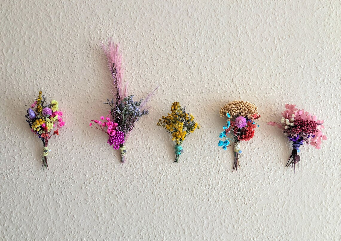 Box mit getrockneten Blumen - Zufälliger Mix