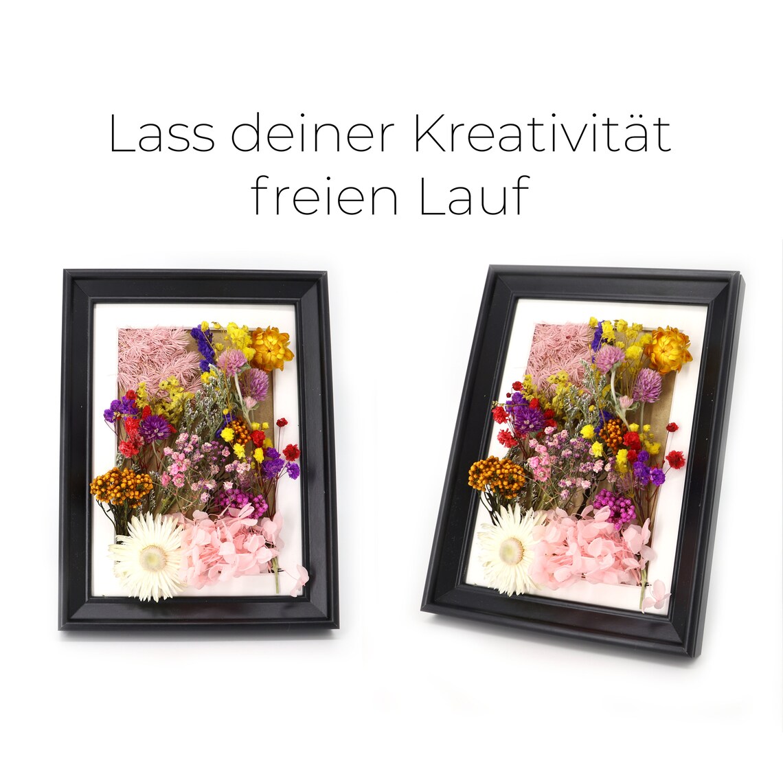 Box mit getrockneten Blumen - Zufälliger Mix