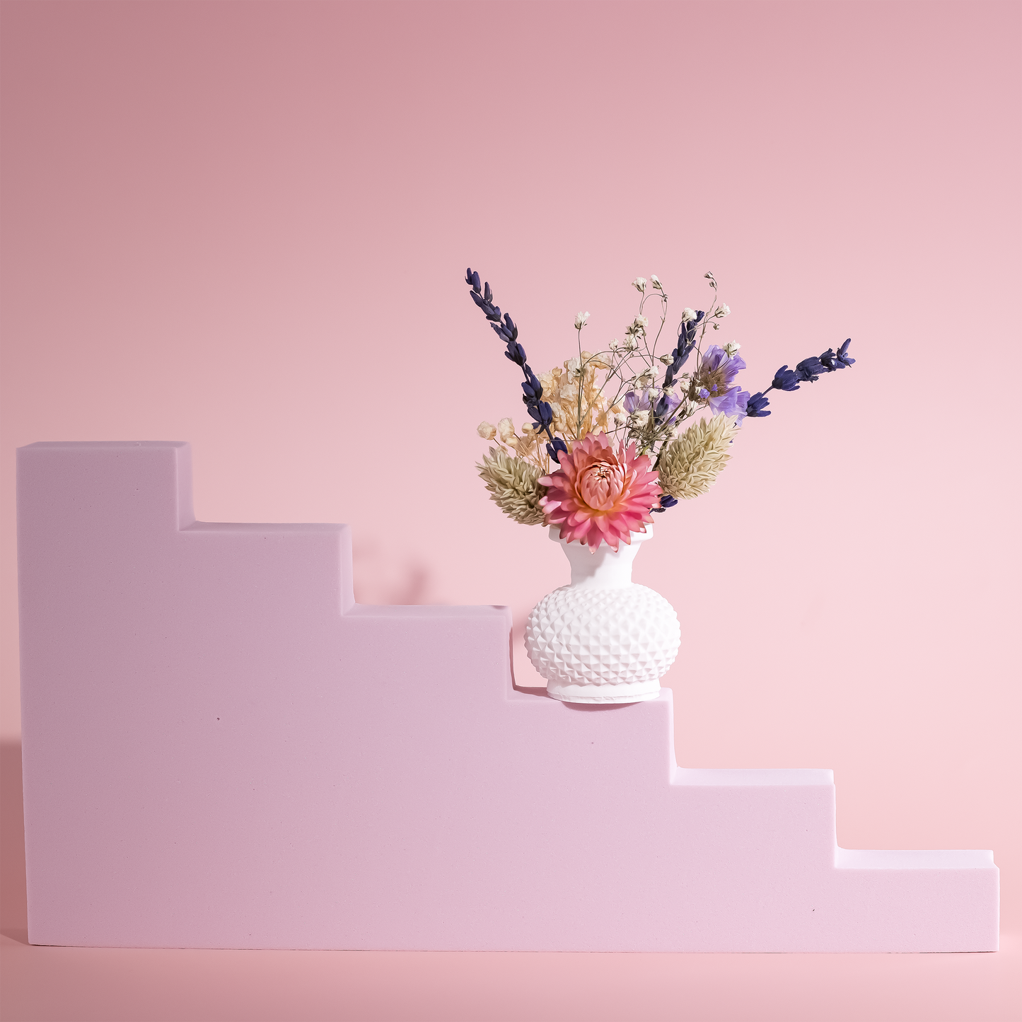 Mini Bouqet mit Vase - Trockenblumen Dekoration