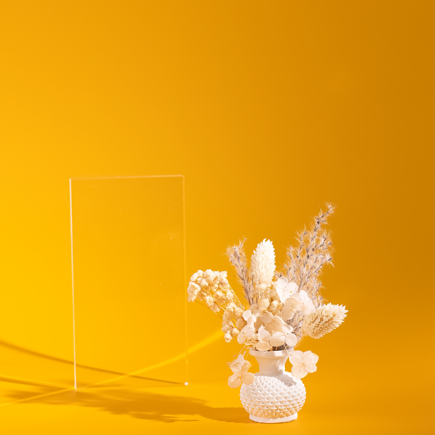 Mini Bouqet mit Vase - Trockenblumen Dekoration