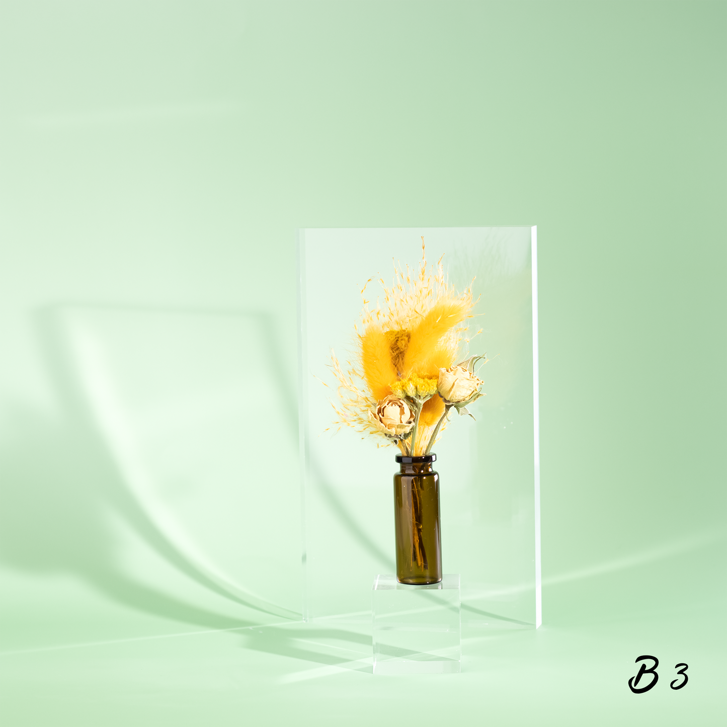 Kleiner Blumenstrauß mit Vase und Geschenkverpackung - Geschenk für Hochzeit und Geburtstag
