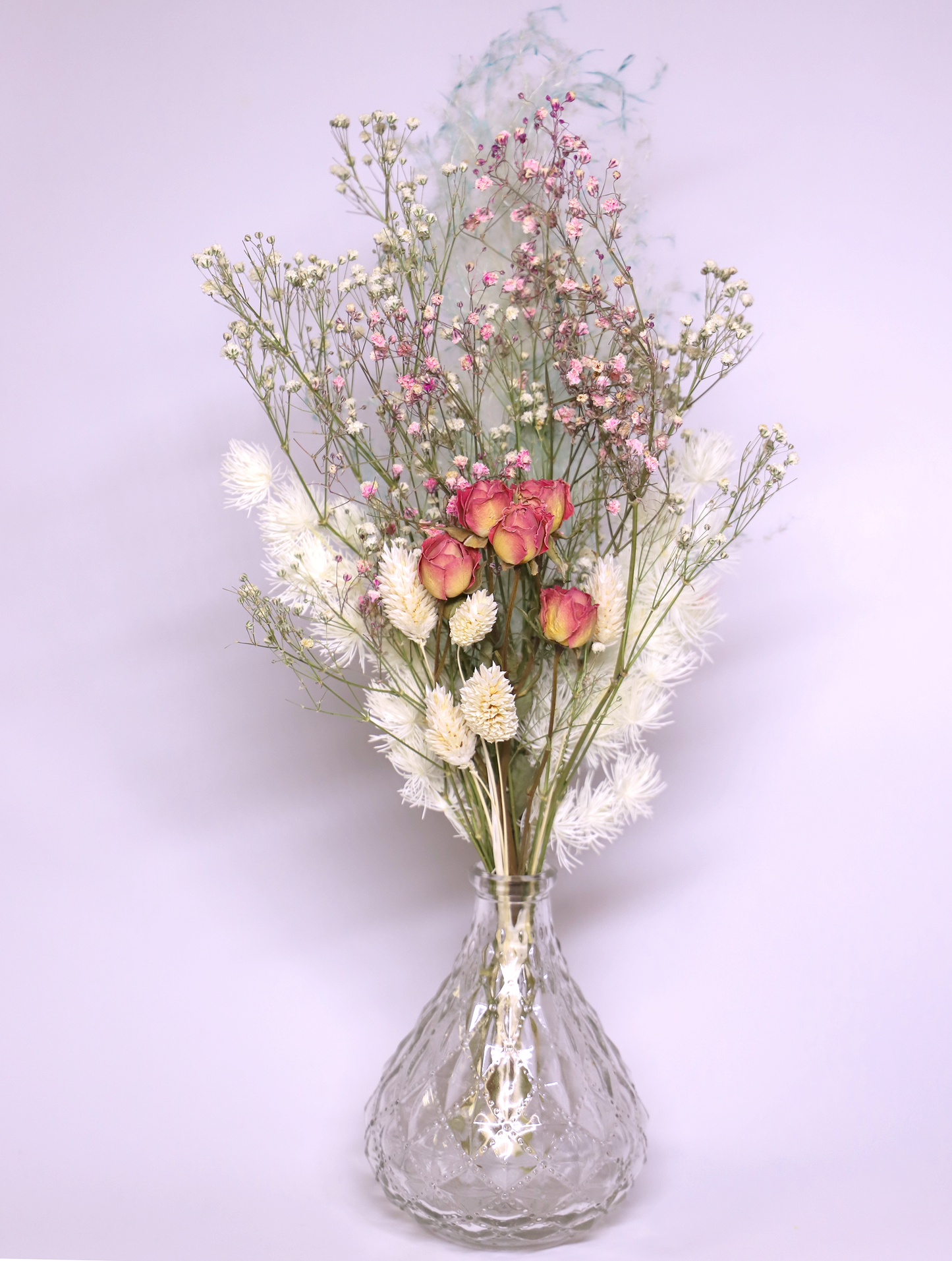 Bunter Trockenblumenstrauß "Frühlingserwachen" - Getrocknete Blumen als Deko und Geschenk zum Muttertag