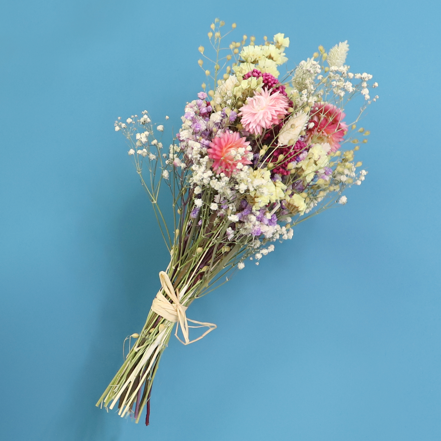 Bunter Trockenblumenstrauß "Frühlingserwachen" - Getrocknete Blumen als Deko und Geschenk zum Muttertag