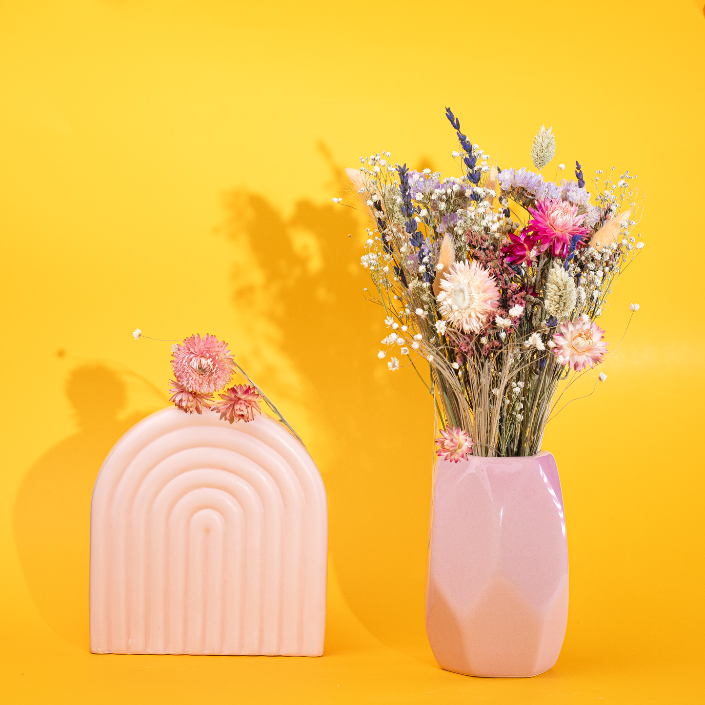 Getrockneter Blumenstrauß "Bunte Frühlingswiese"