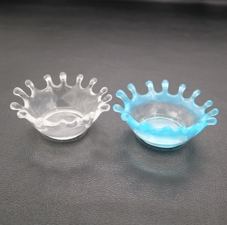 Silikonform Schälchen mit Wassertropfen