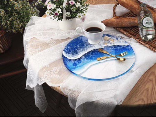 Silikonform für großes rundes Tablett