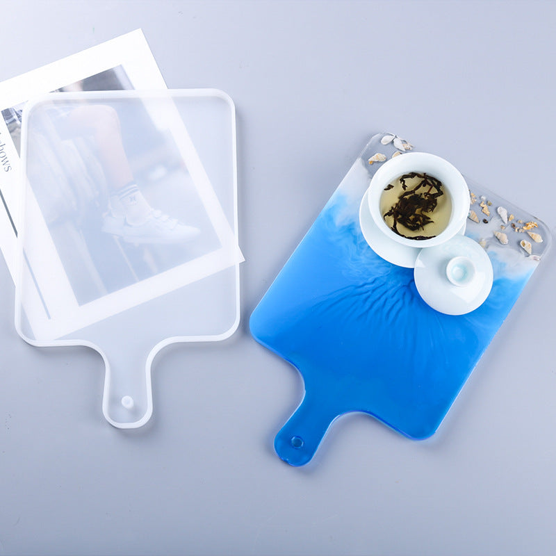 Silikonform Tablett in Rund und Eckig
