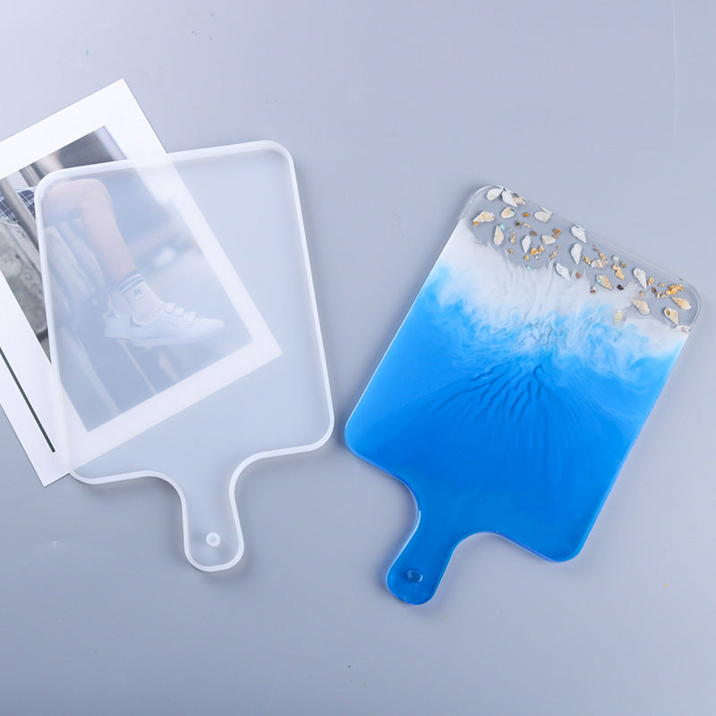 Silikonform Tablett in Rund und Eckig