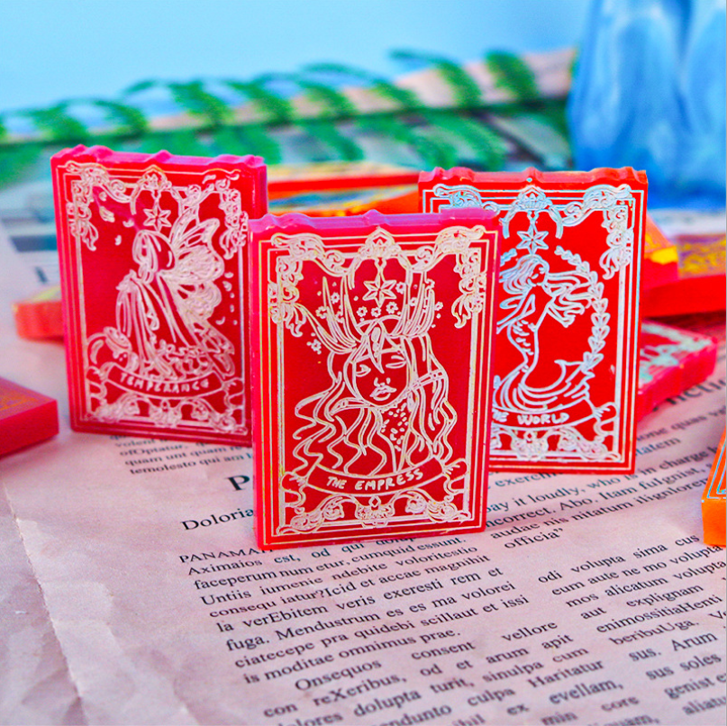 2 Silikonformen Tarot Karten für Epoxidharz