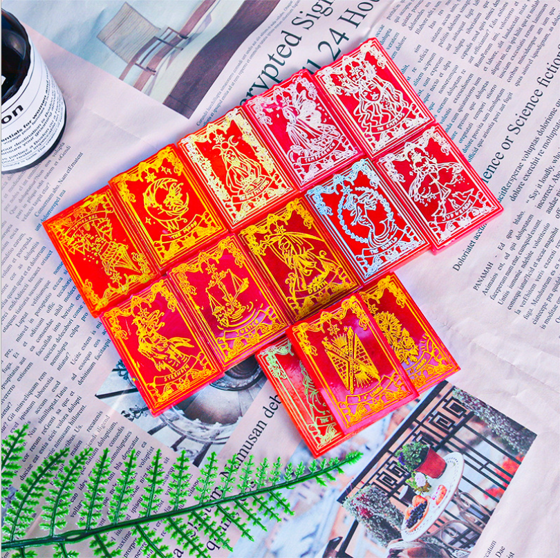 2 Silikonformen Tarot Karten für Epoxidharz