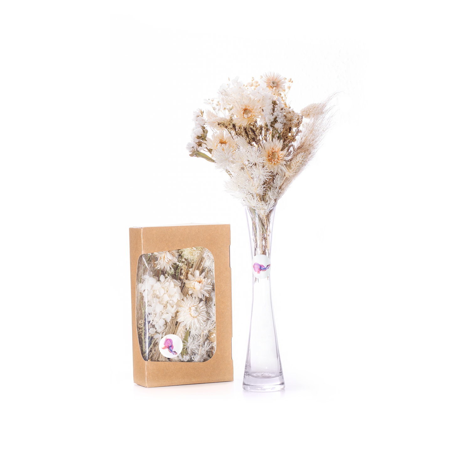 Getrocknete Blumen in Weiß - Boho für dein Zuhause