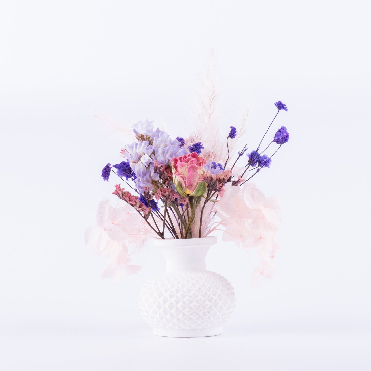 Mini Bouqet mit Vase - Trockenblumen Dekoration