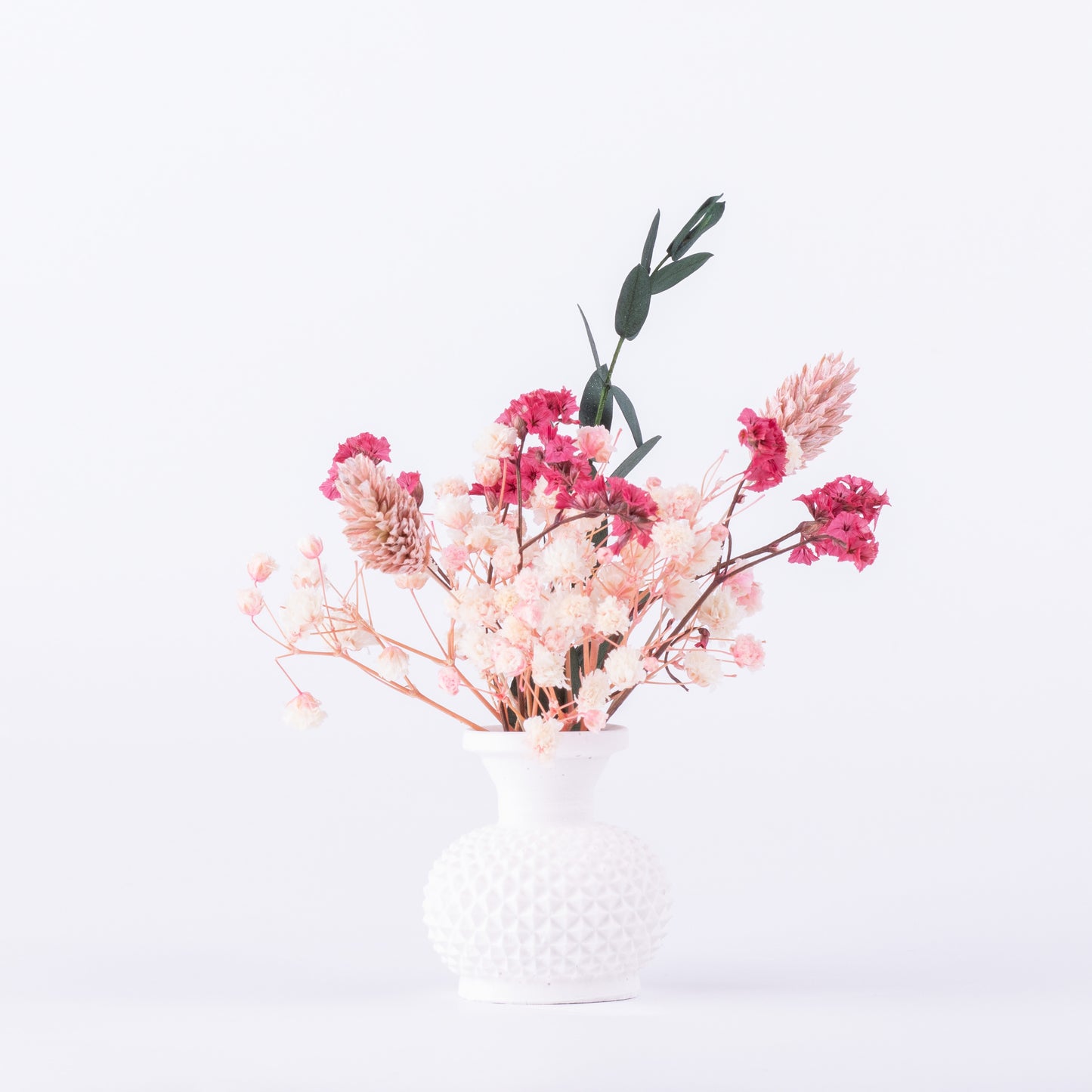 Mini Bouqet mit Vase - Trockenblumen Dekoration