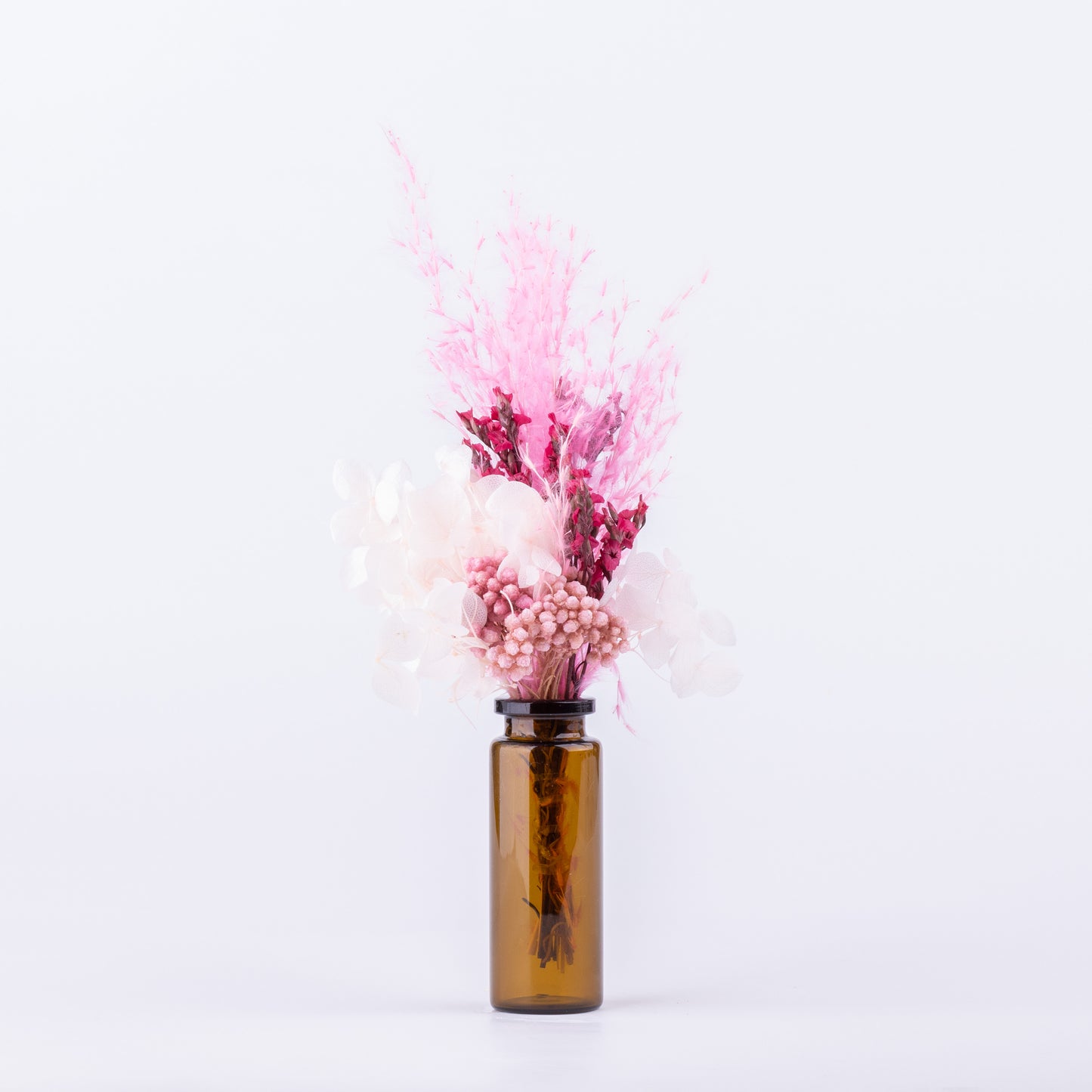 Kleiner Blumenstrauß mit Vase und Geschenkverpackung - Geschenk für Hochzeit und Geburtstag