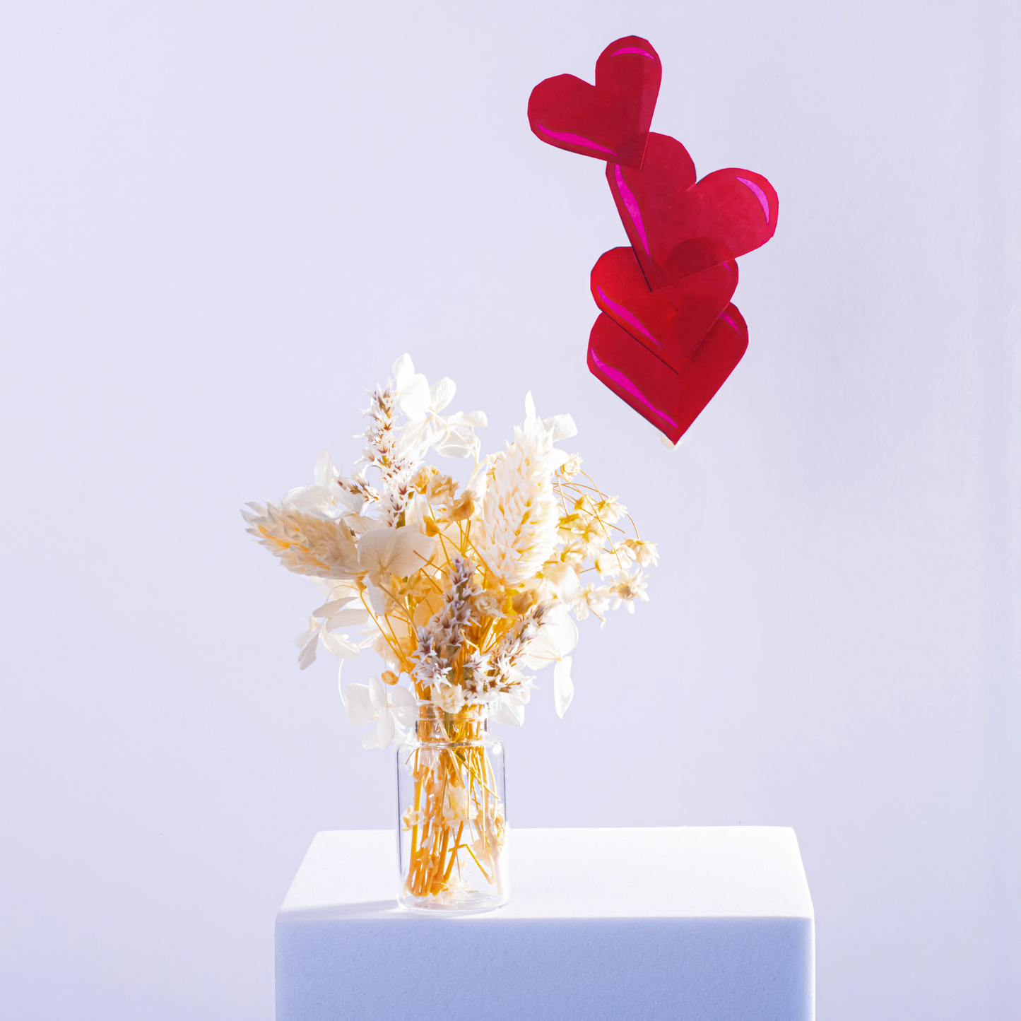 Mini Bouquets mit Vase und Geschenkverpackung