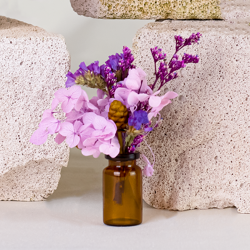 Mini Bouquets mit Vase und Geschenkverpackung