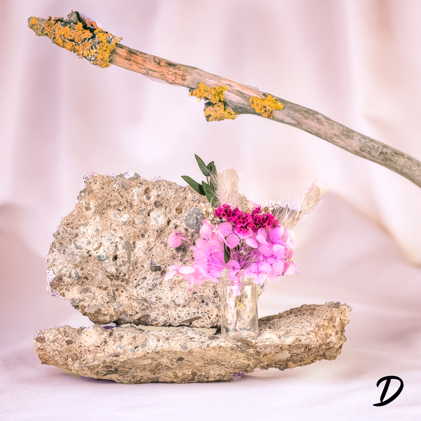 Mini Bouquets mit Vase und Geschenkverpackung