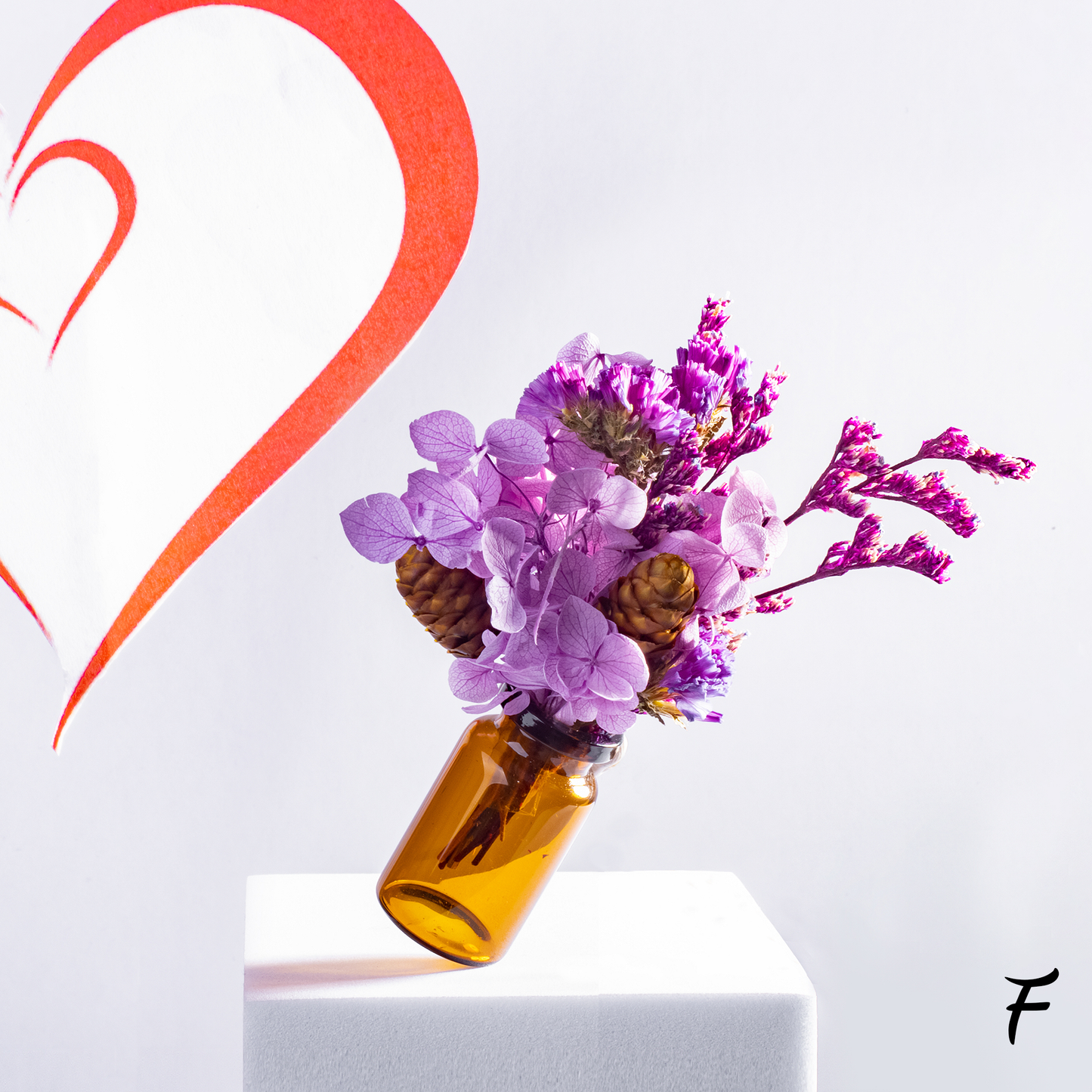 Mini Bouquets mit Vase und Geschenkverpackung
