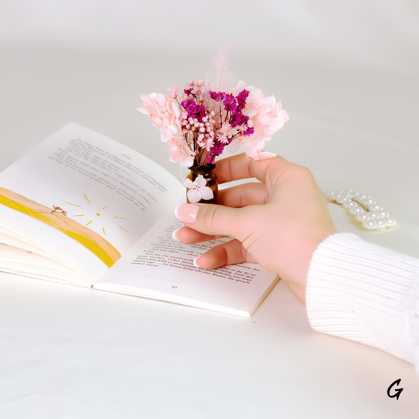 Mini Bouquets mit Vase und Geschenkverpackung