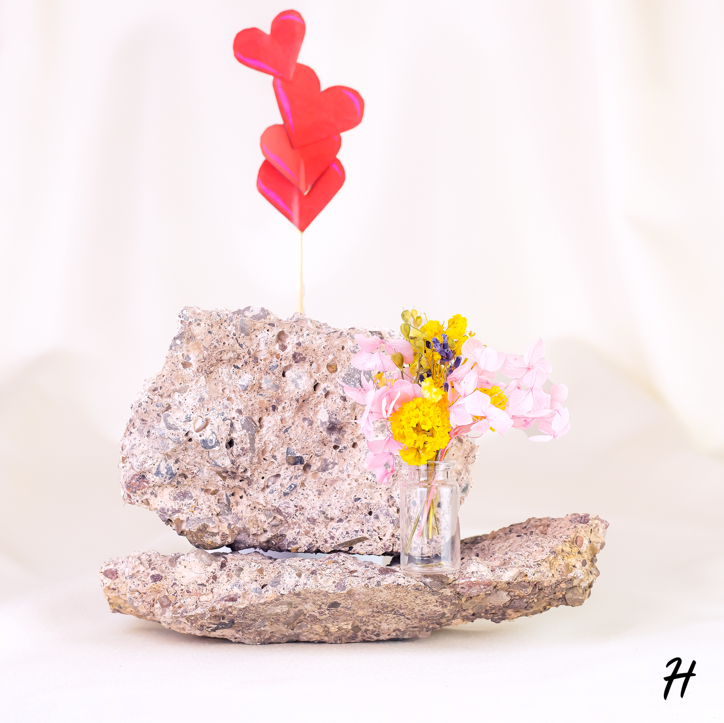 Mini Bouquets mit Vase und Geschenkverpackung