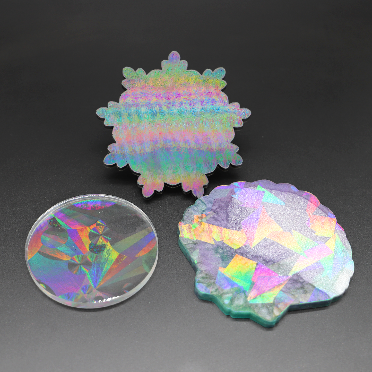 Silikonform mit Holo Effekt - FlowerPower Design