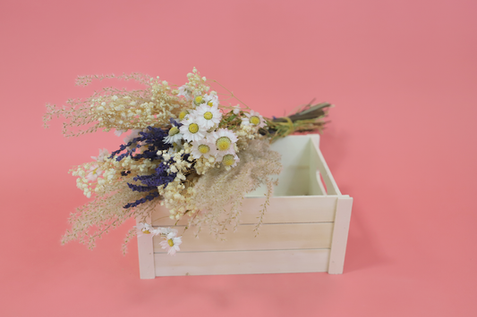 Getrocknter Blumenstrauß "PastelHarmony"