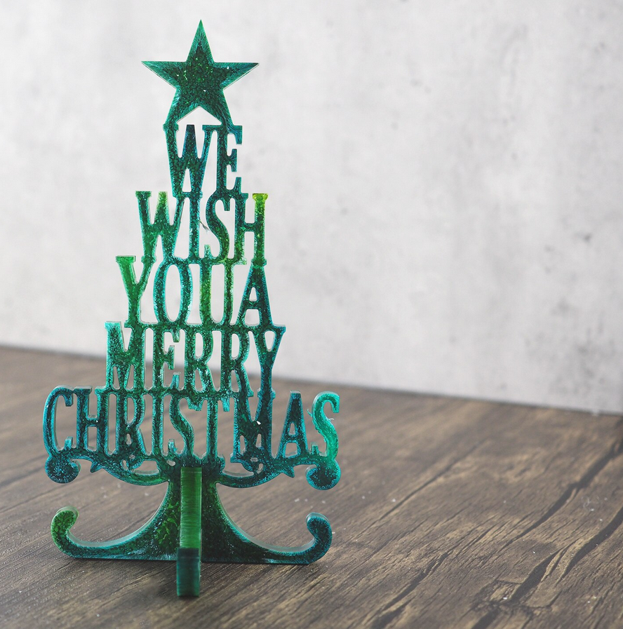 Silikonform Weihnachten mit Ständer