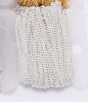 5 Meter Kette (silber, schwarz, gold, bronze)