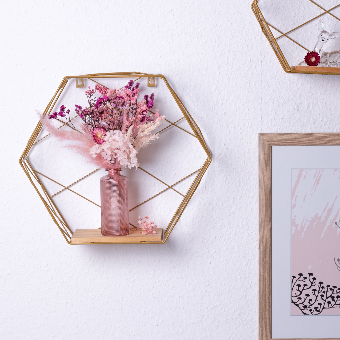 Box mit getrockneten Blumen – Farblich abgestimmter Mix