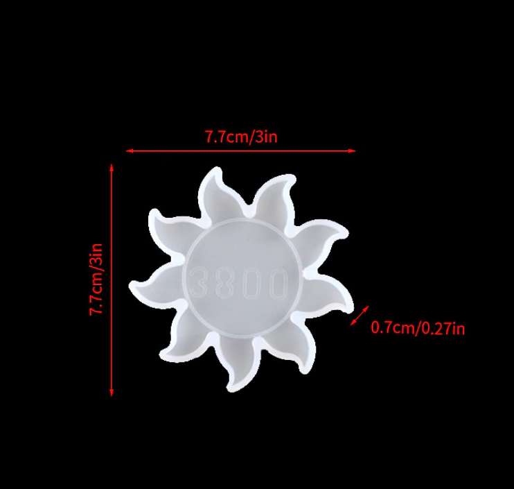 Silikonform Set für Sonne & Mond Mobile