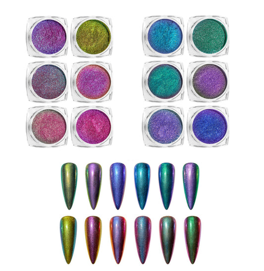 Chamäleon Glitzer Farben Set (6 Stück)